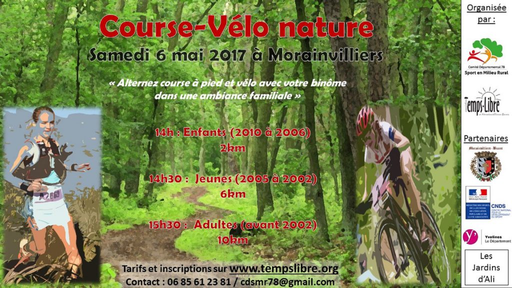 1ère COURSE VELO à MORAINVILLIERS